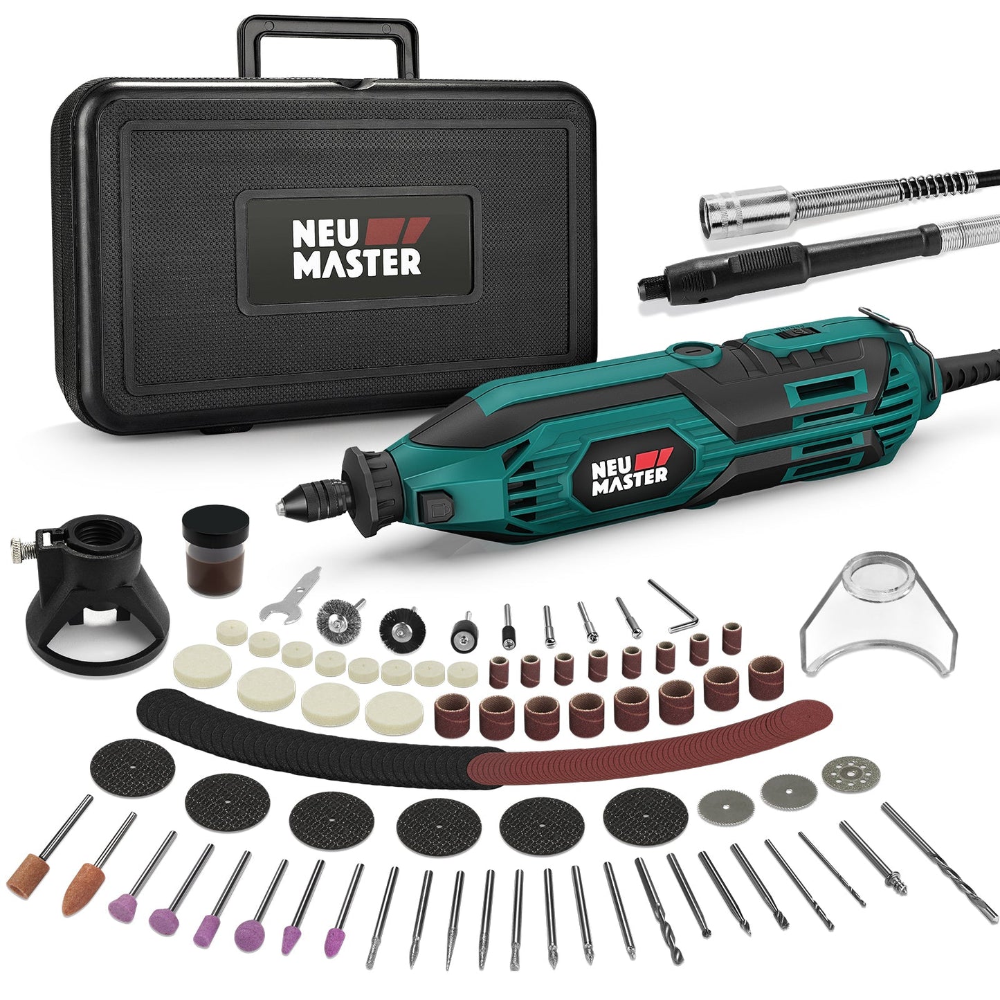Neu Master 180W Rotary Tool Kit