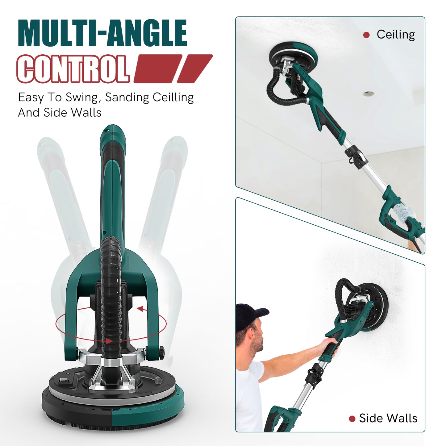 Electric Drywall Sander SZL-225FV-2