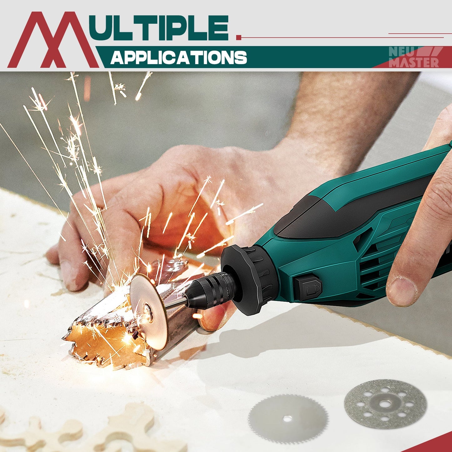 Neu Master 180W Rotary Tool Kit