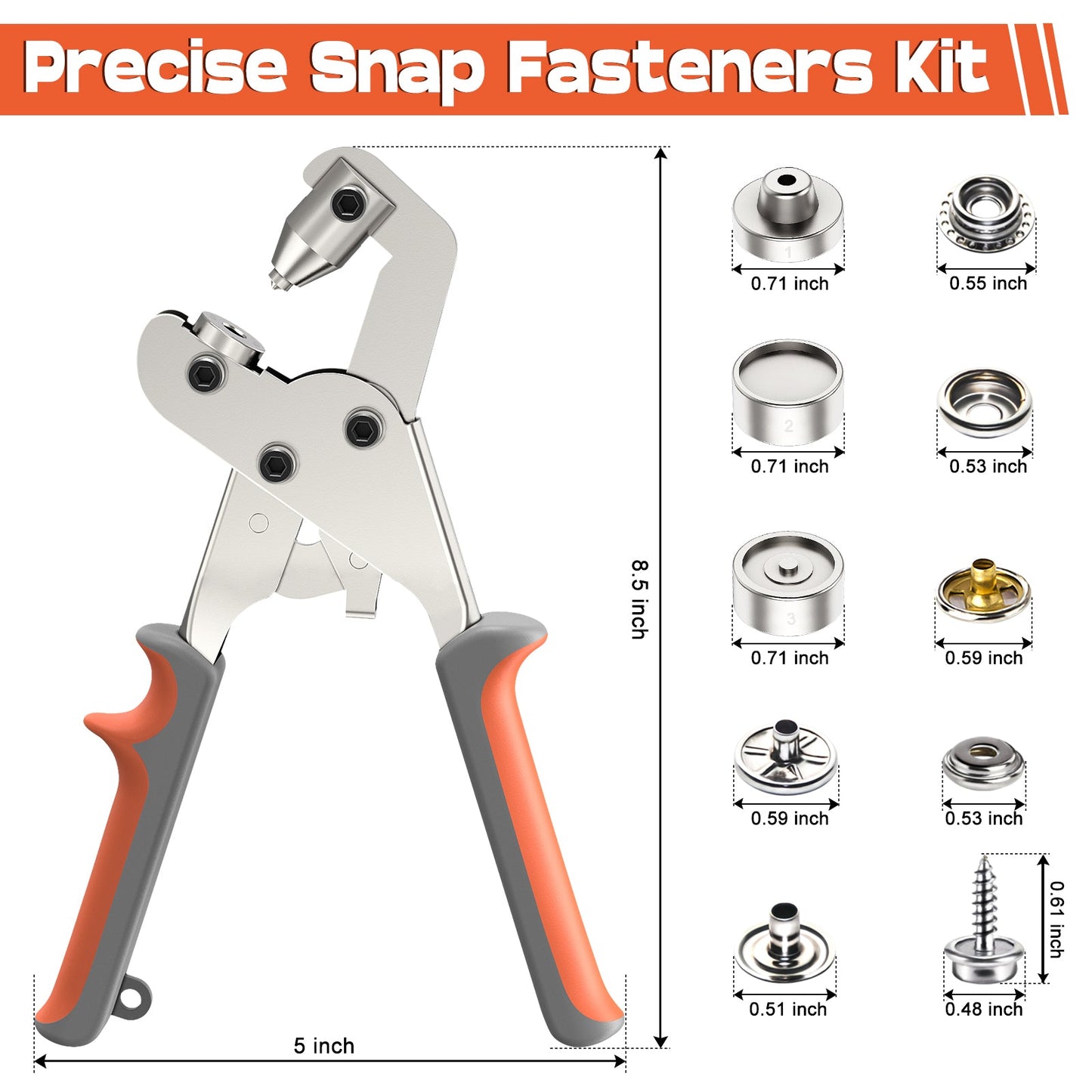 NEU MASTER Snap Fastener Tool NH1005K