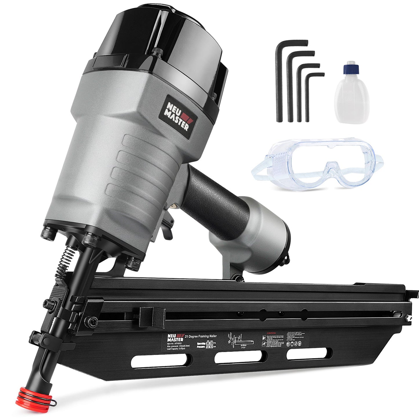 Neu Master Pneumatic Framing Nailer NFN9021