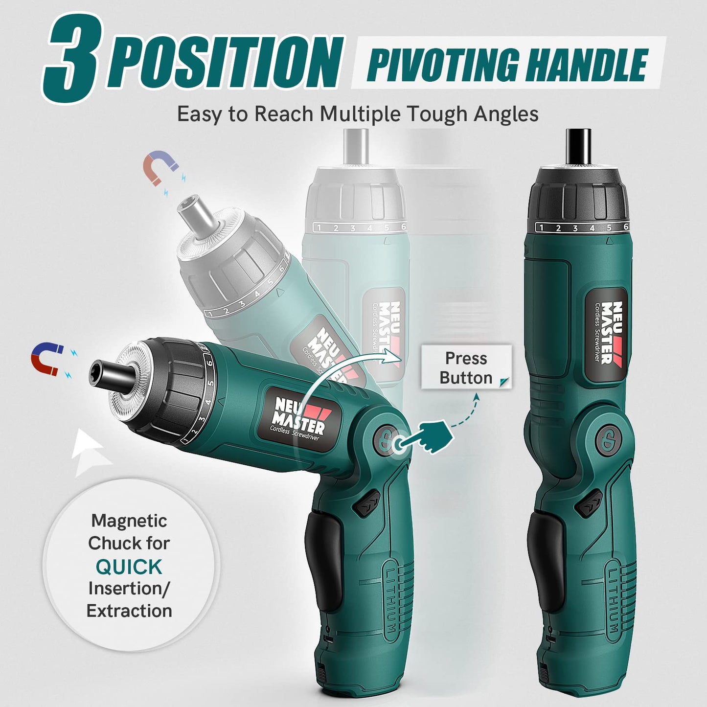 Neu Master Cordless Screwdriver NSD2013