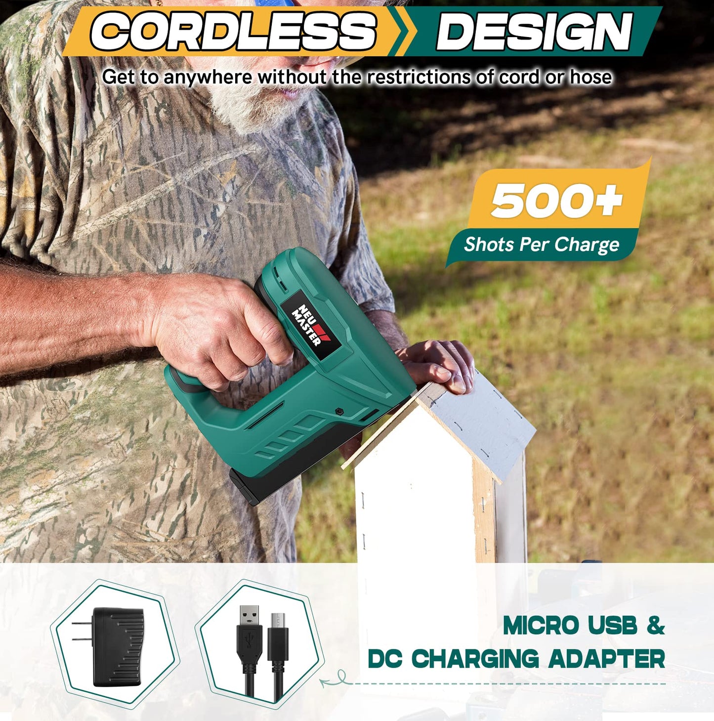 Neu Master Cordless Staple Gun NTC0070