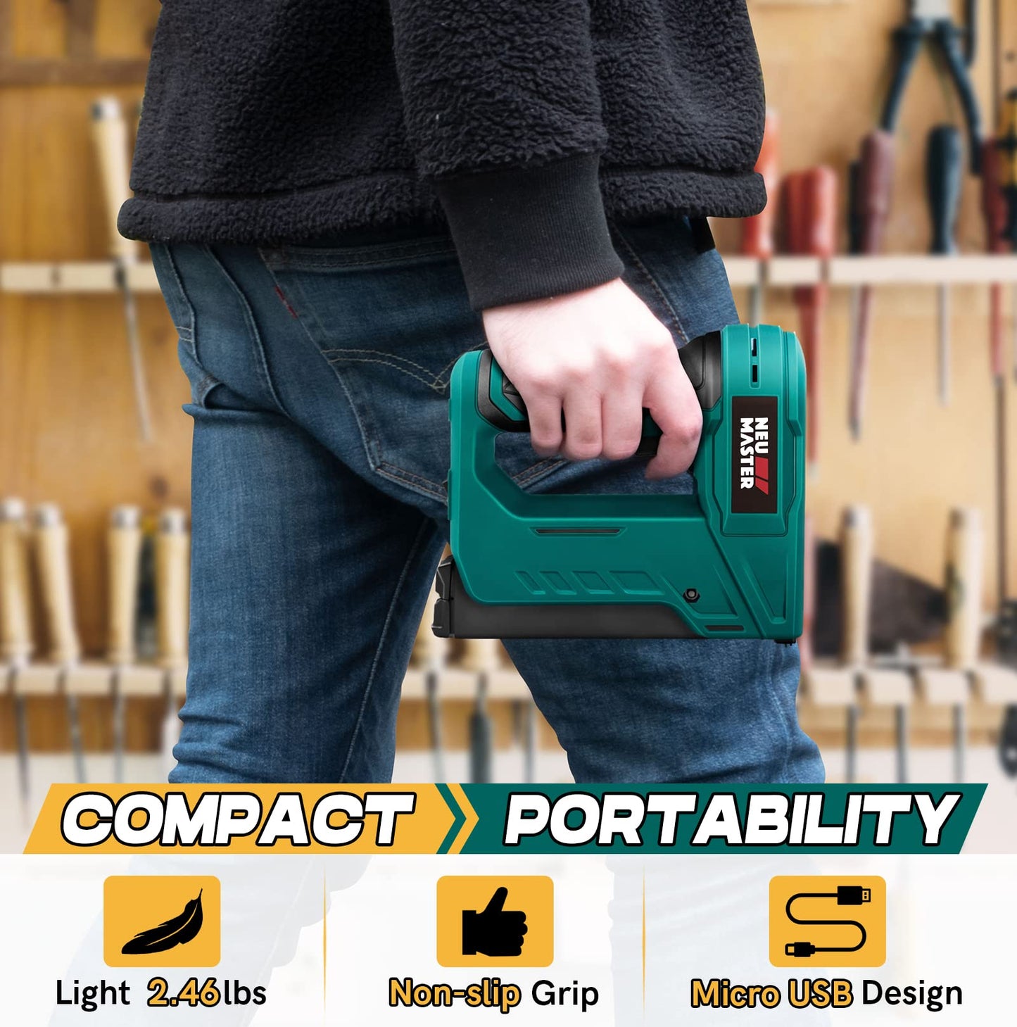 Neu Master Cordless Staple Gun NTC0070