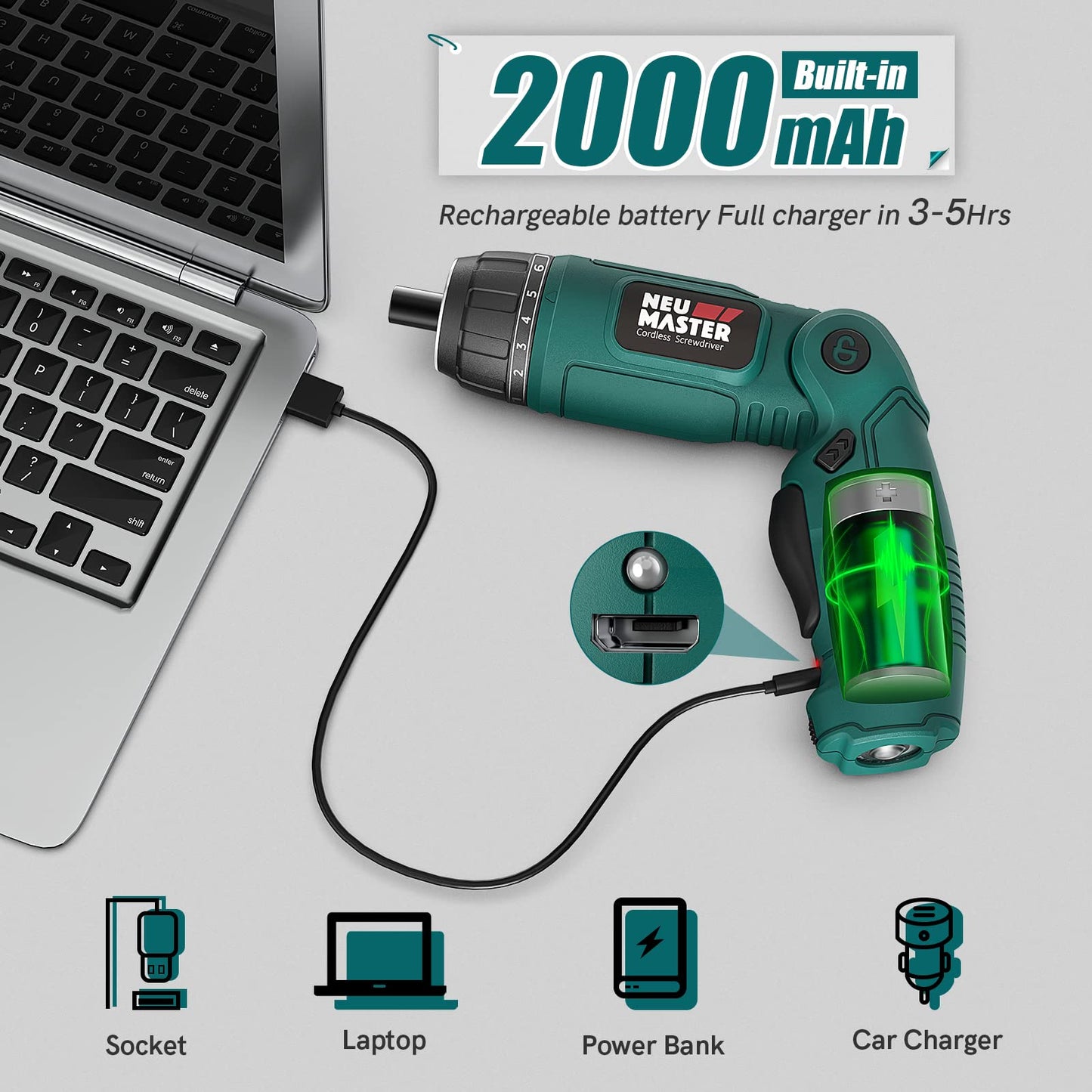 Neu Master Cordless Screwdriver NSD2013