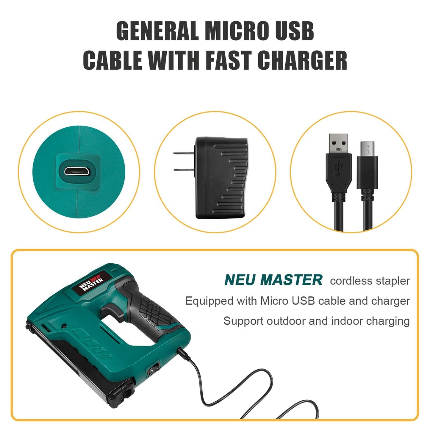 Neu Master Cordless Staple Gun NTC0070