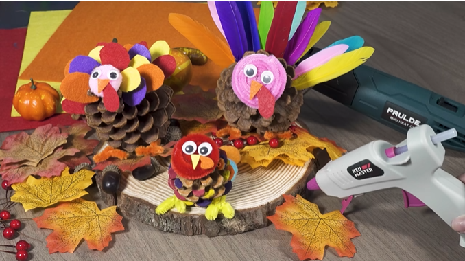 Creative Thanksgiving Crafts with NEU MASTER Tools: DIY Turkey Decorations