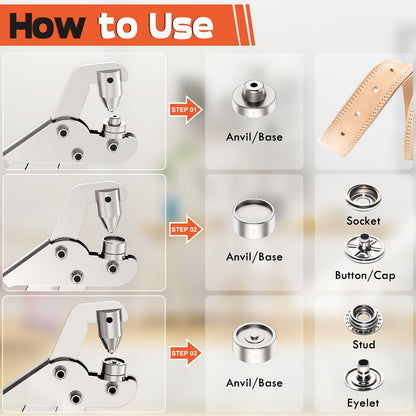 NEU MASTER Snap Fastener Tool NH1005K