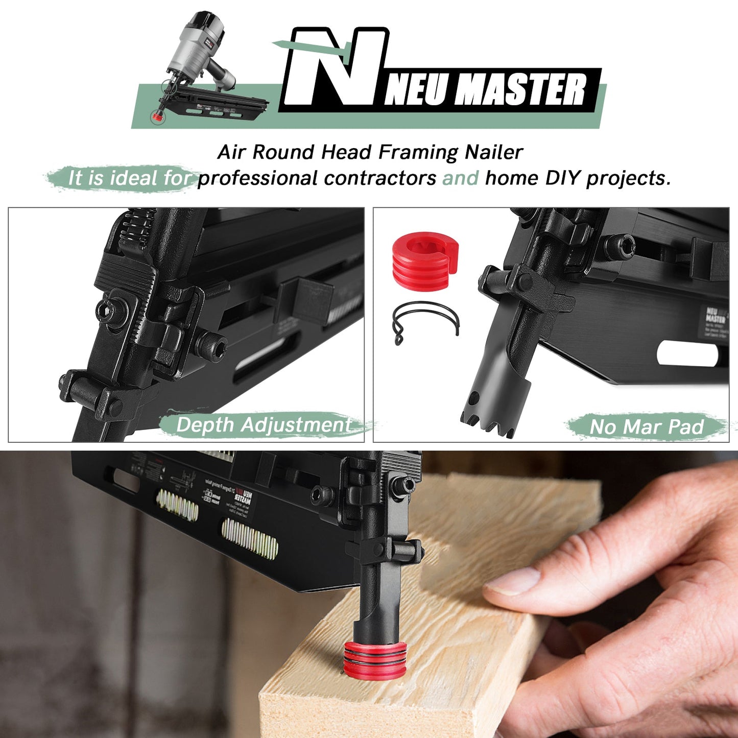 Pneumatic Framing Nailer NFN9021