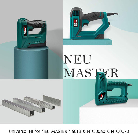 NBS1850 Premium Quality Standard T50 Staples and 18GA Brad Nails for N6013/NTC0060/NTC0070, 1508-Count