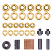 Grommet Kit NH1003K, 3/8" and 1/2" Solid Brass Grommets