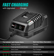 New Battery System 2.0AH Battery Pack with 2.4A Charger - Not Compatible for Old Battery System