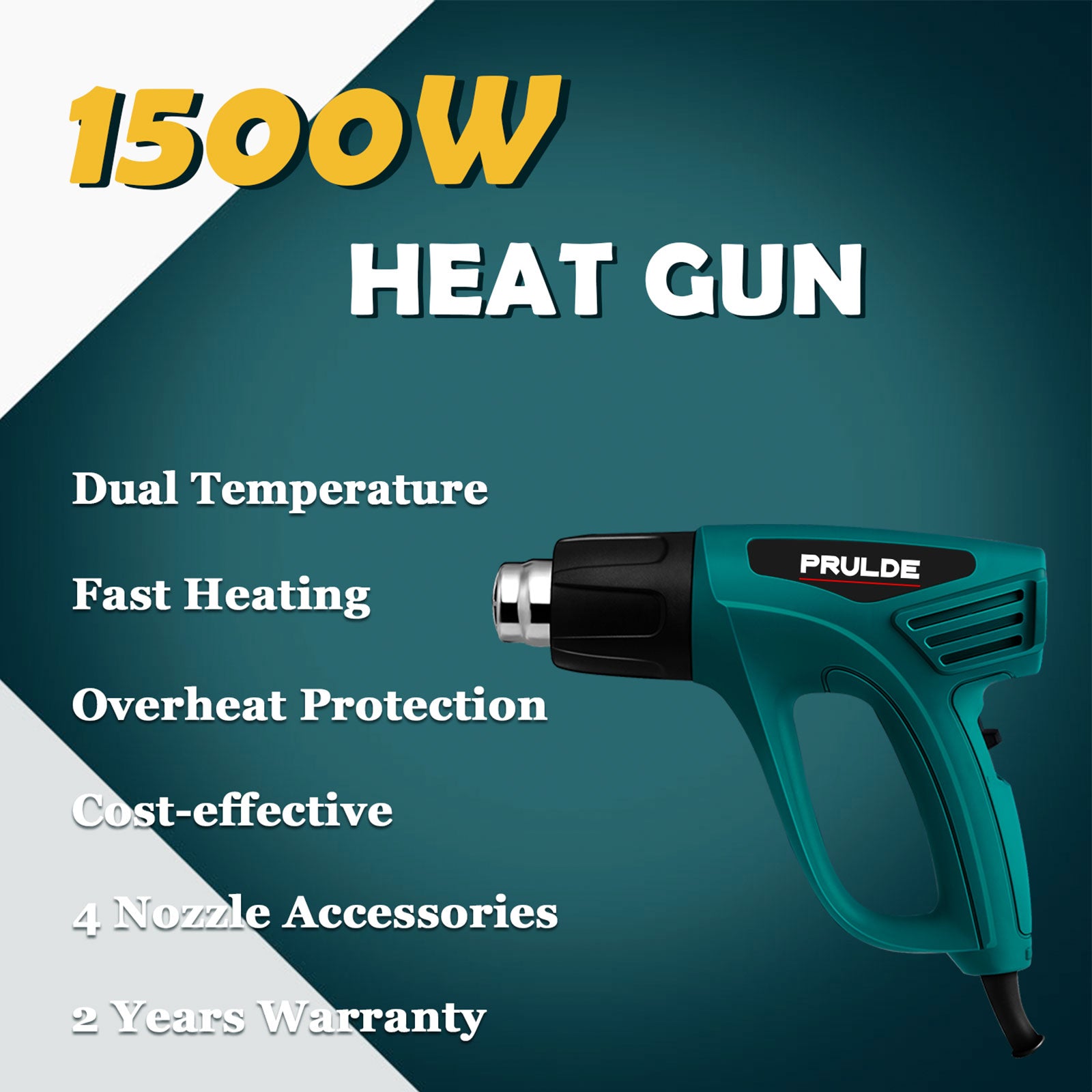 Heat Gun With Dual Temperature Settings